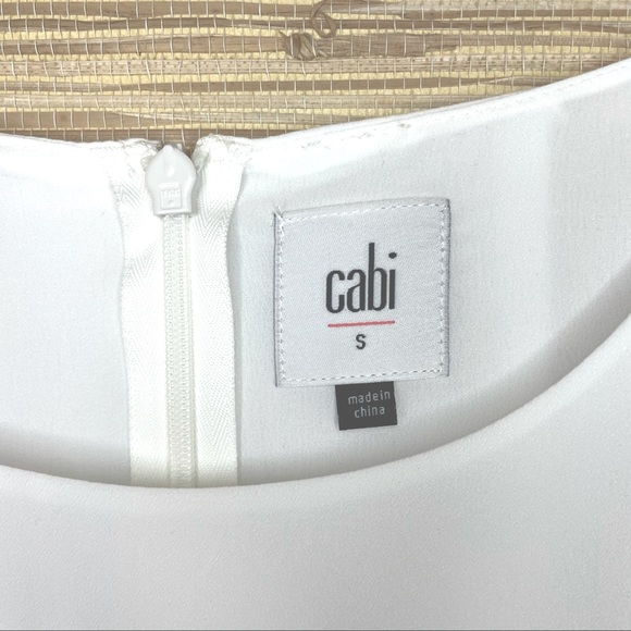 CAbi White Blouson Top - Picture 7 of 13